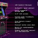 The officially-licensed Replicade version of Centipede. That tiny trackball works.